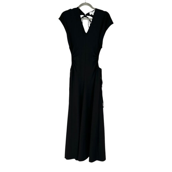 NWT A.L.C. Syna Black Cutout Midi Dress - Picture 3 of 11